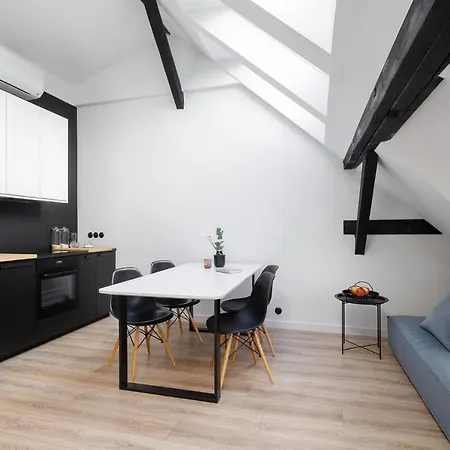 Jasne Poddasze Apartament Srodmiescie Centrum Park * Щецин